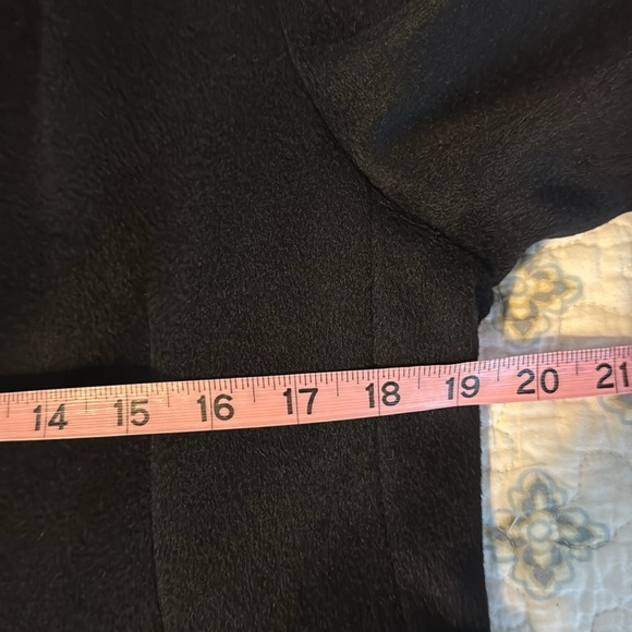 Vintage Camalgori black 100% cashmere long coat size 42 (US size 12/L) - Picture 13 of 13